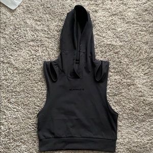 NEW alphalete cropped hooded tank